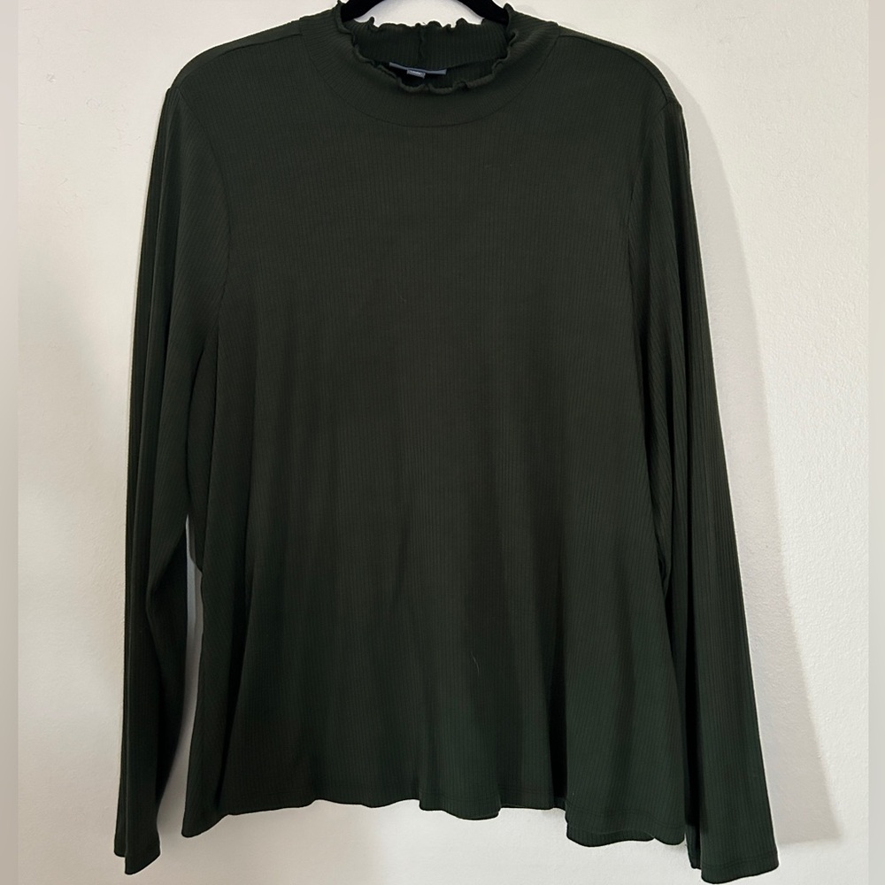 ModCloth mock-neck long sleeve top